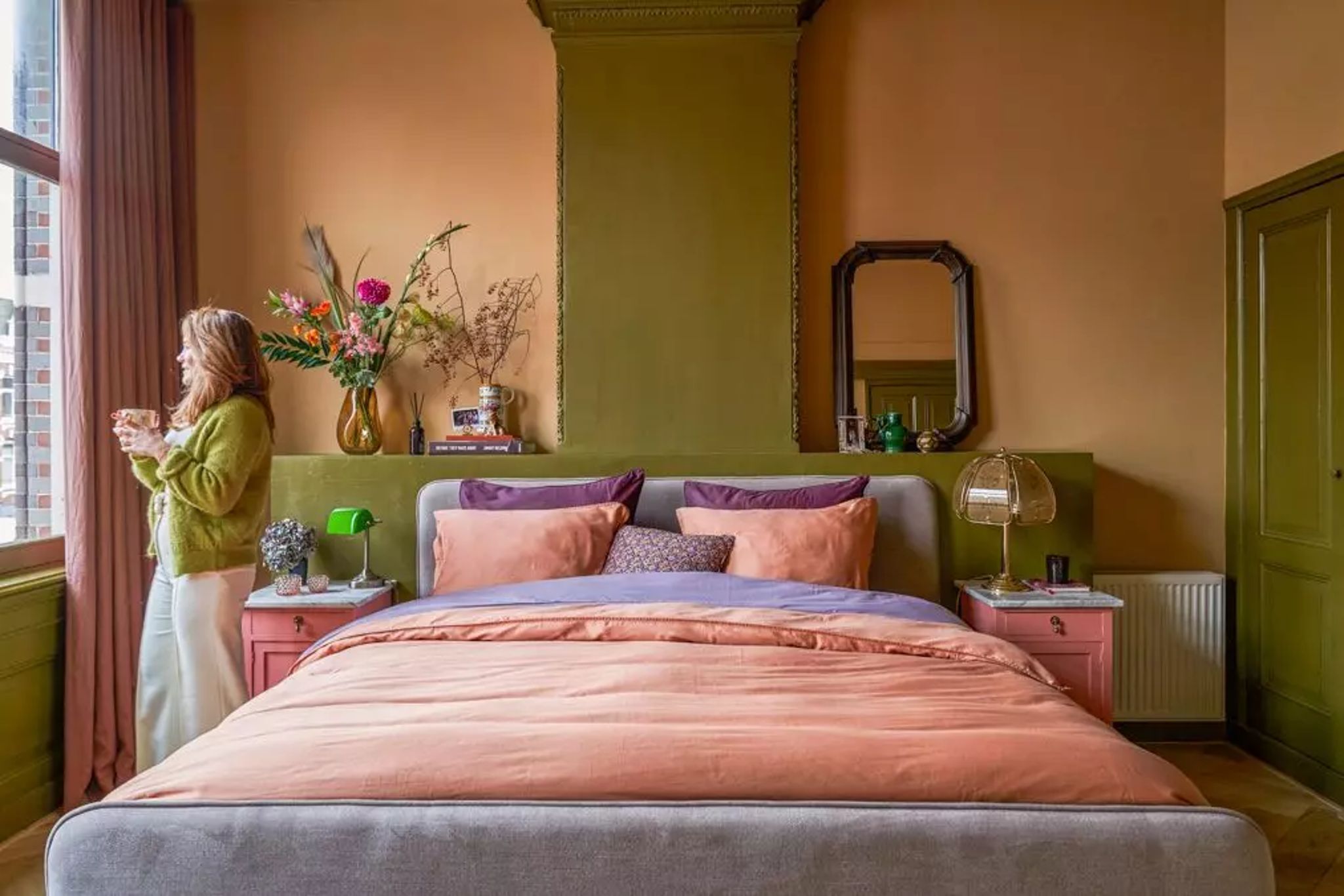 Binnenkijken in de pastelkleurige slaapkamer van Doortje